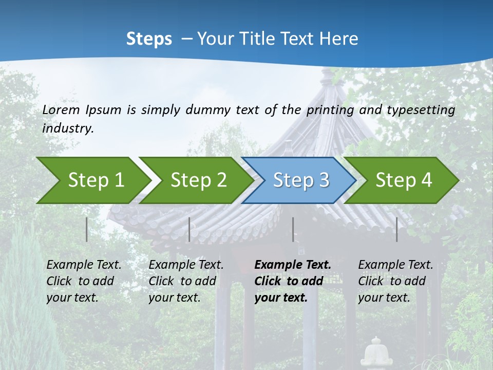 Tree Kiosk Color PowerPoint Template