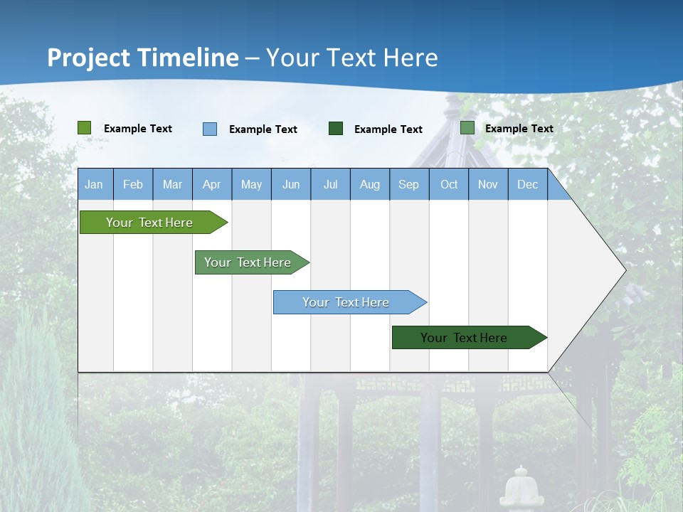 Tree Kiosk Color PowerPoint Template