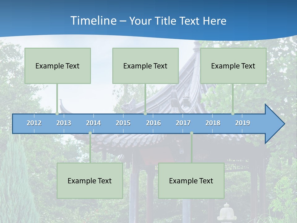 Tree Kiosk Color PowerPoint Template