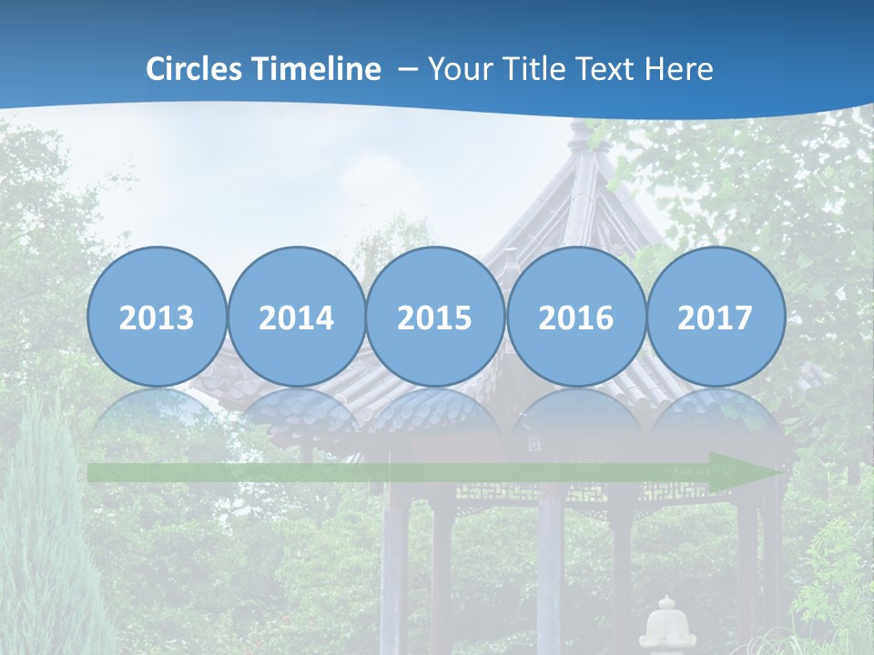 Tree Kiosk Color PowerPoint Template