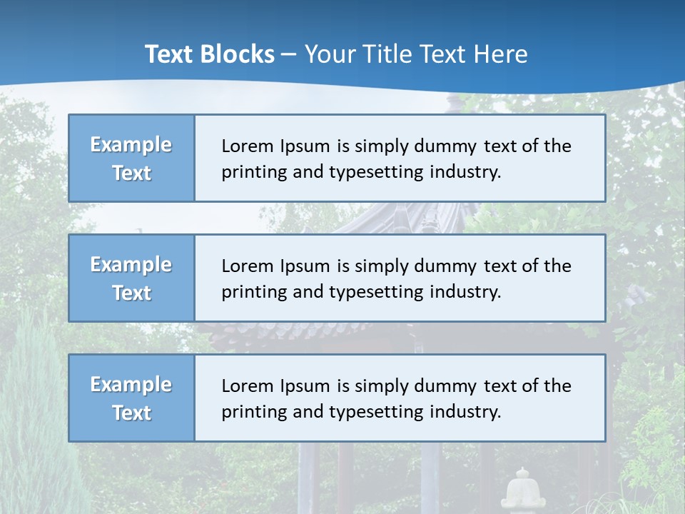 Tree Kiosk Color PowerPoint Template