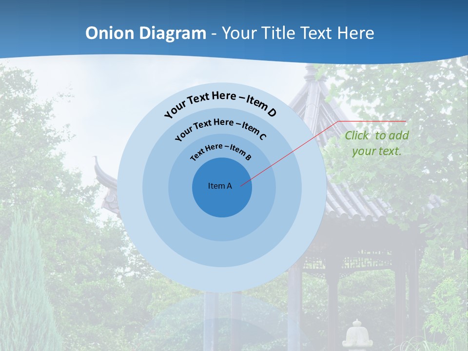 Tree Kiosk Color PowerPoint Template
