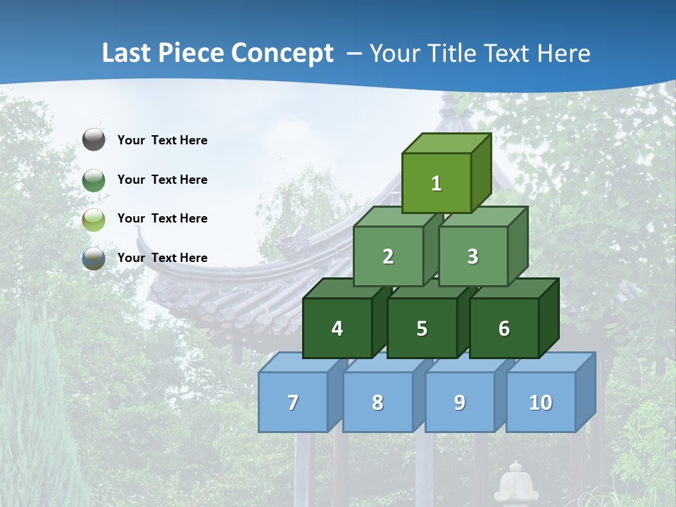 Tree Kiosk Color PowerPoint Template