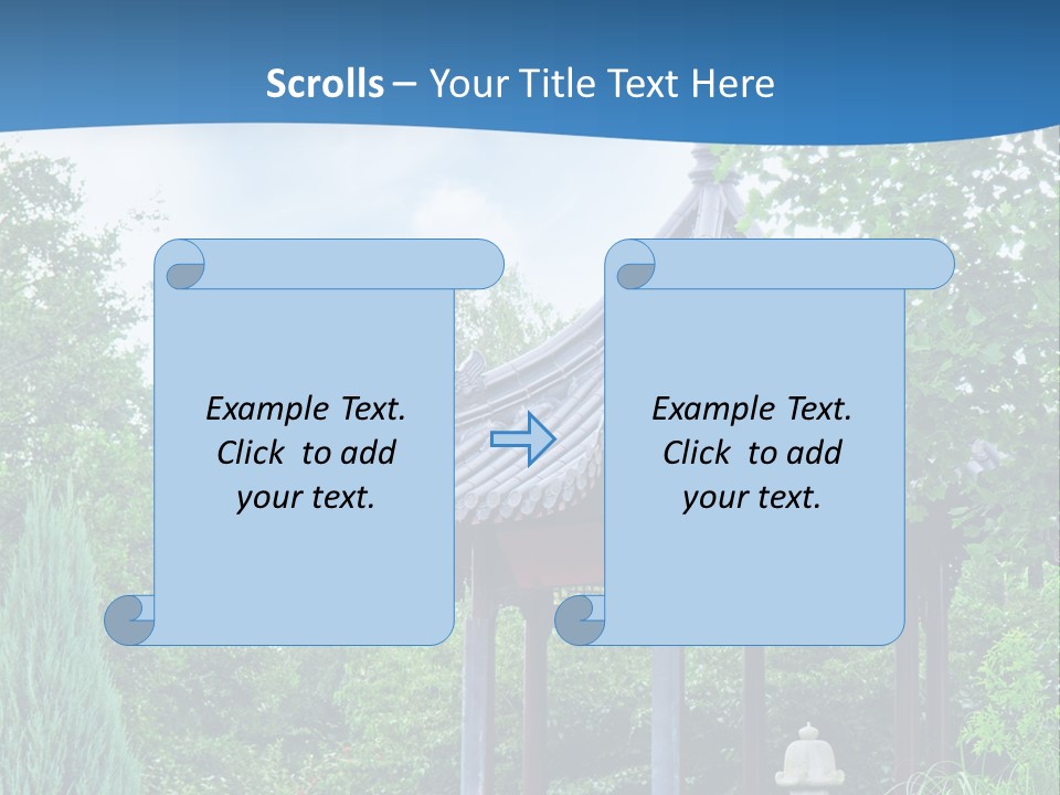 Tree Kiosk Color PowerPoint Template