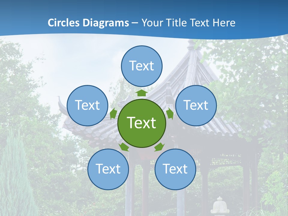 Tree Kiosk Color PowerPoint Template