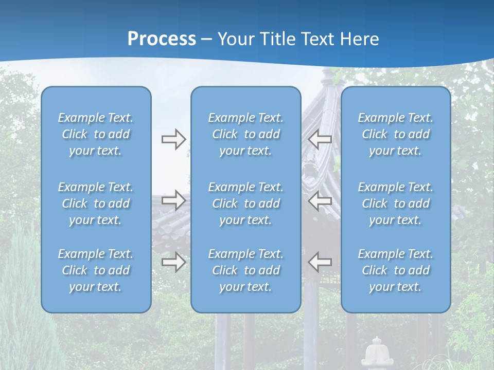 Tree Kiosk Color PowerPoint Template