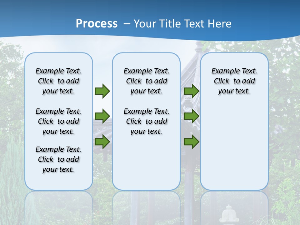 Tree Kiosk Color PowerPoint Template