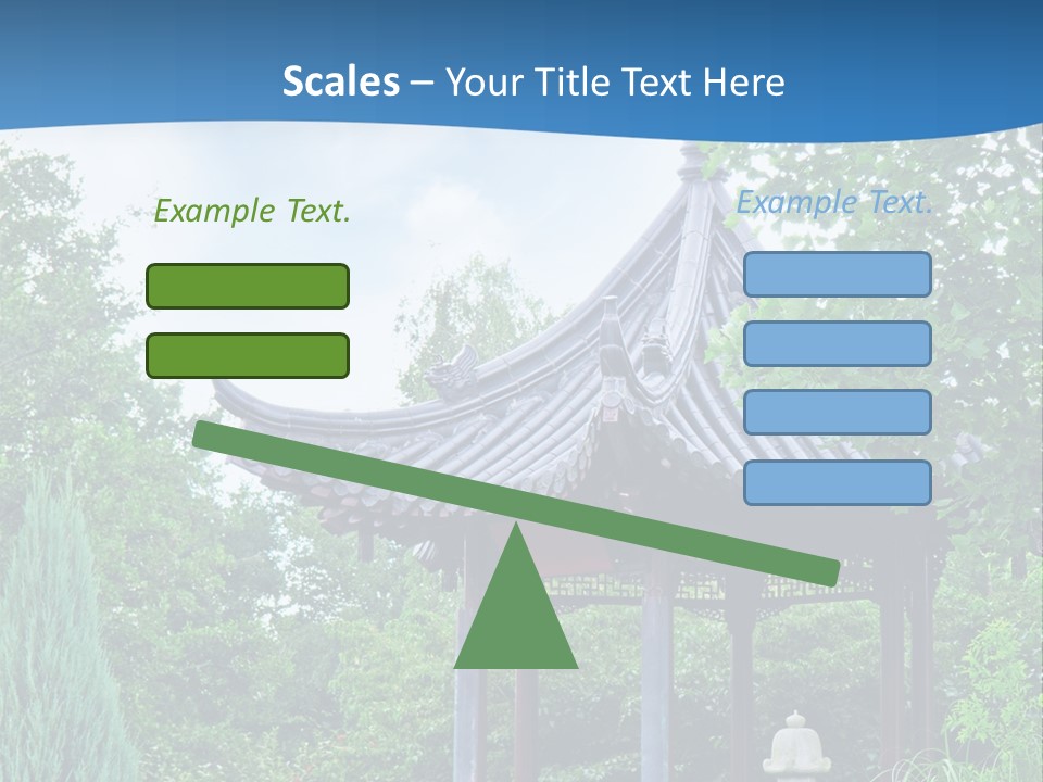 Tree Kiosk Color PowerPoint Template