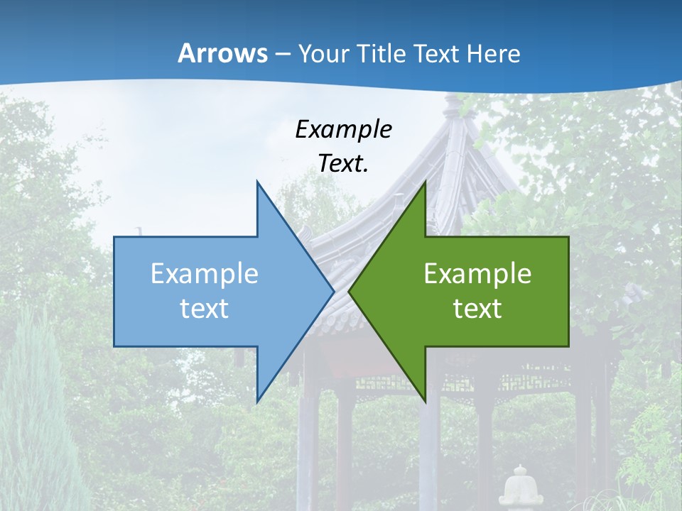 Tree Kiosk Color PowerPoint Template
