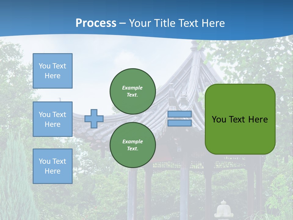 Tree Kiosk Color PowerPoint Template