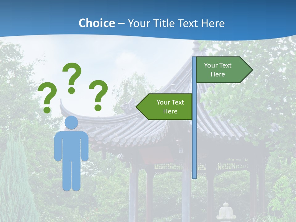 Tree Kiosk Color PowerPoint Template