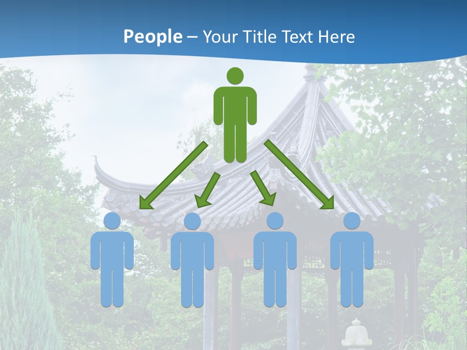 Tree Kiosk Color PowerPoint Template