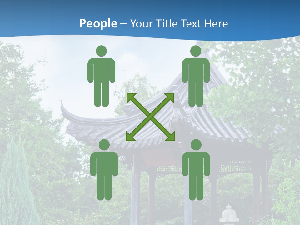 Tree Kiosk Color PowerPoint Template