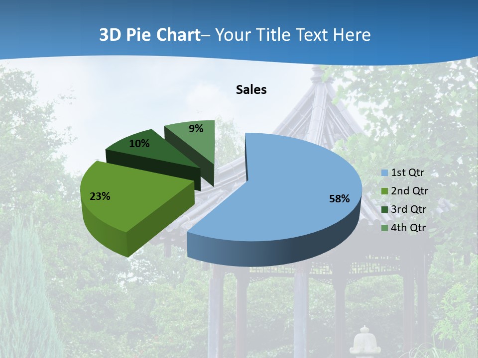 Tree Kiosk Color PowerPoint Template