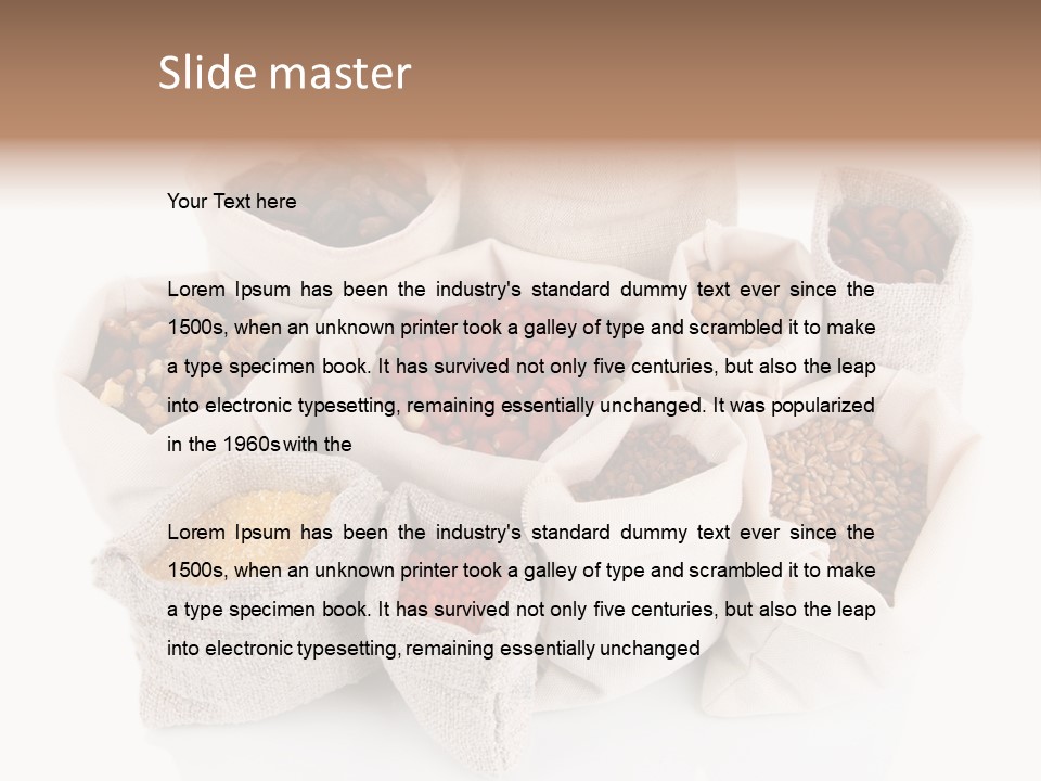 Produce Product Variety PowerPoint Template