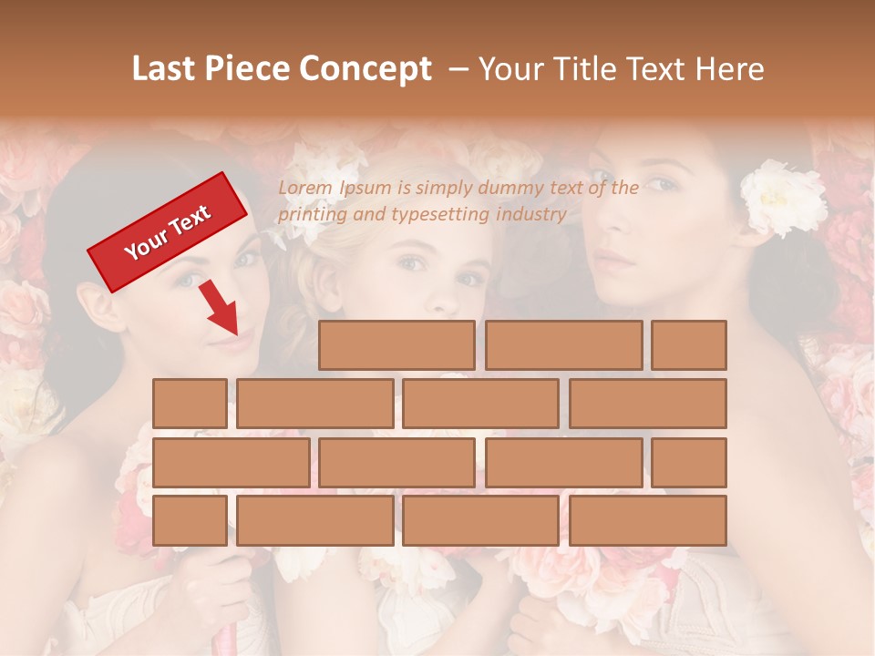 Romantic Lovely Dress PowerPoint Template