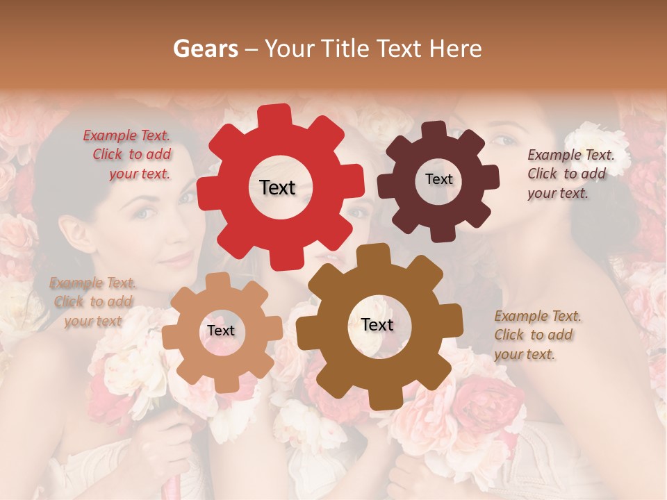 Romantic Lovely Dress PowerPoint Template