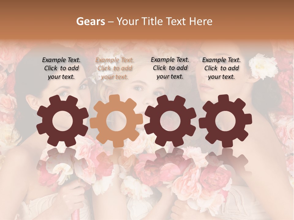 Romantic Lovely Dress PowerPoint Template