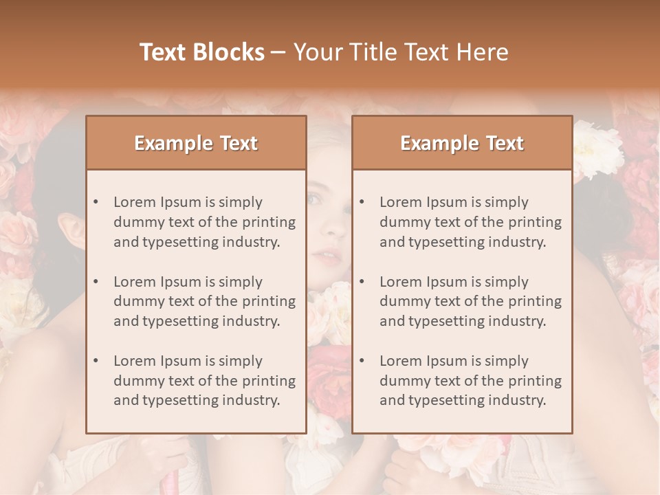 Romantic Lovely Dress PowerPoint Template