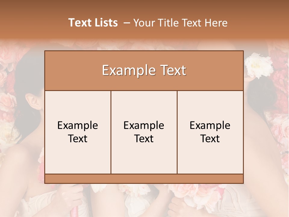 Romantic Lovely Dress PowerPoint Template
