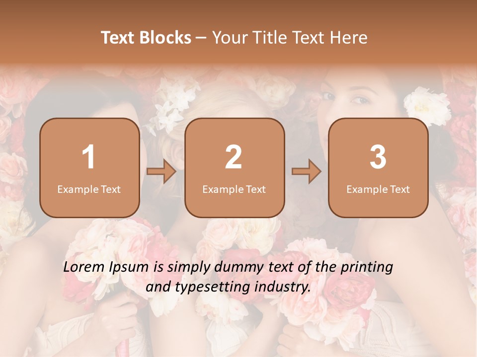 Romantic Lovely Dress PowerPoint Template