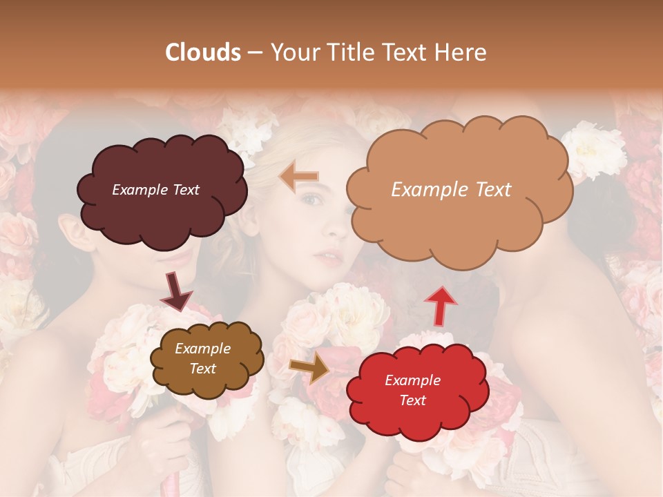 Romantic Lovely Dress PowerPoint Template