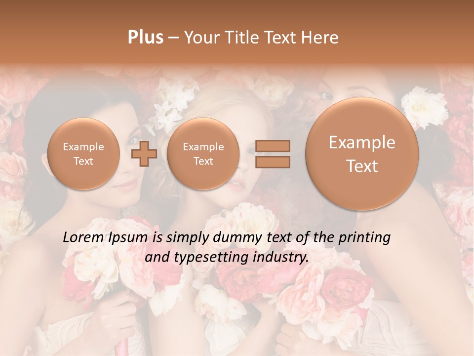 Romantic Lovely Dress PowerPoint Template