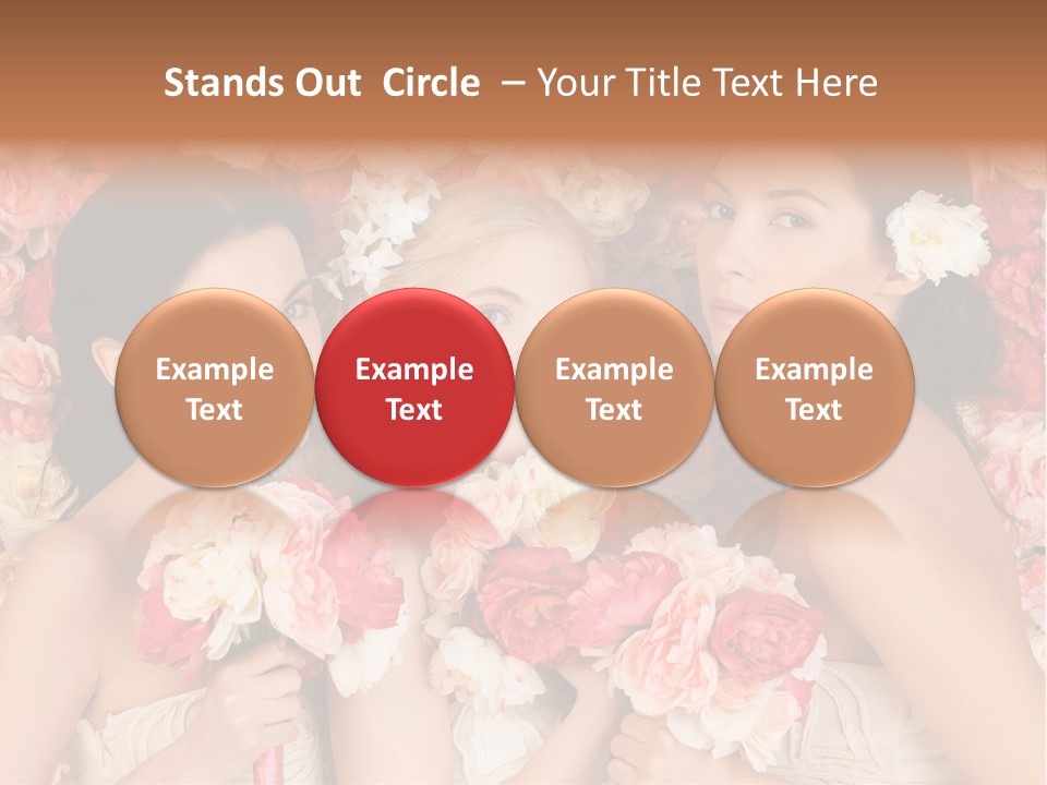 Romantic Lovely Dress PowerPoint Template