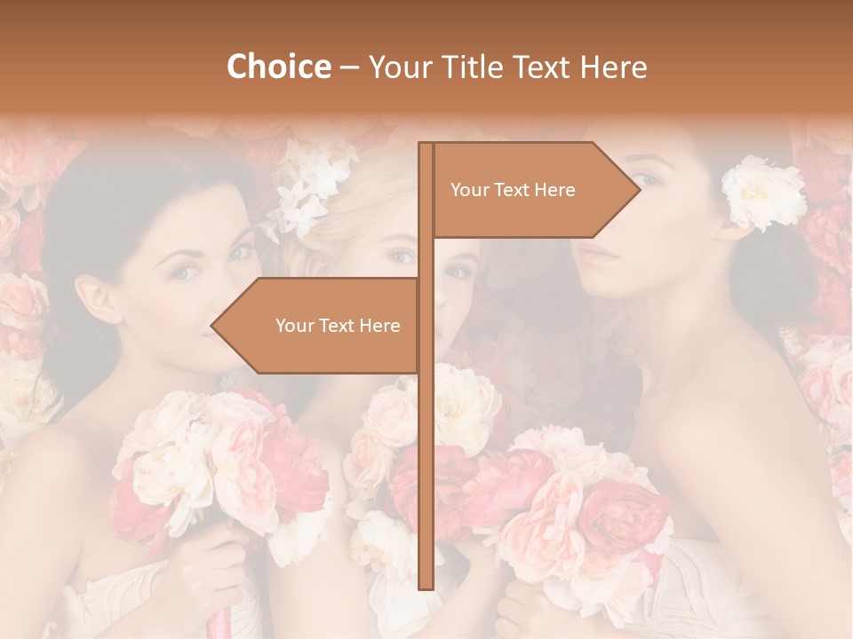 Romantic Lovely Dress PowerPoint Template