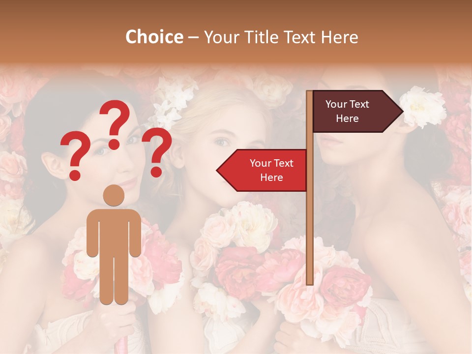 Romantic Lovely Dress PowerPoint Template