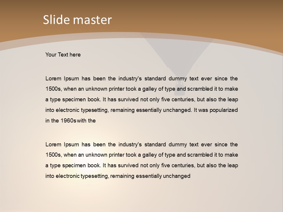 Summer Recreation Grass PowerPoint Template