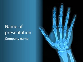 Film Science Skeletal PowerPoint Template