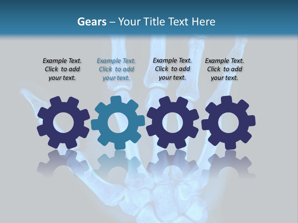 Film Science Skeletal PowerPoint Template