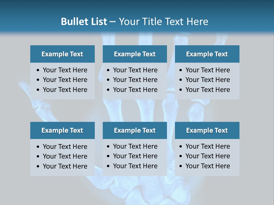 Film Science Skeletal PowerPoint Template
