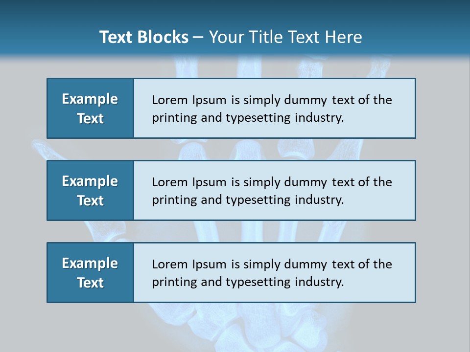Film Science Skeletal PowerPoint Template