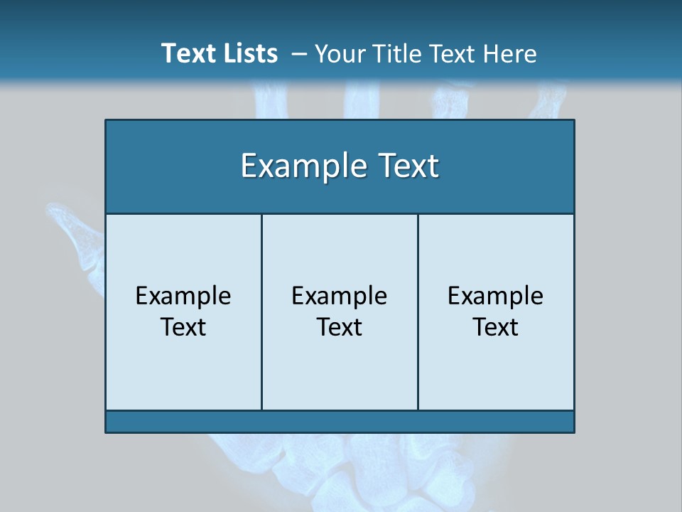 Film Science Skeletal PowerPoint Template
