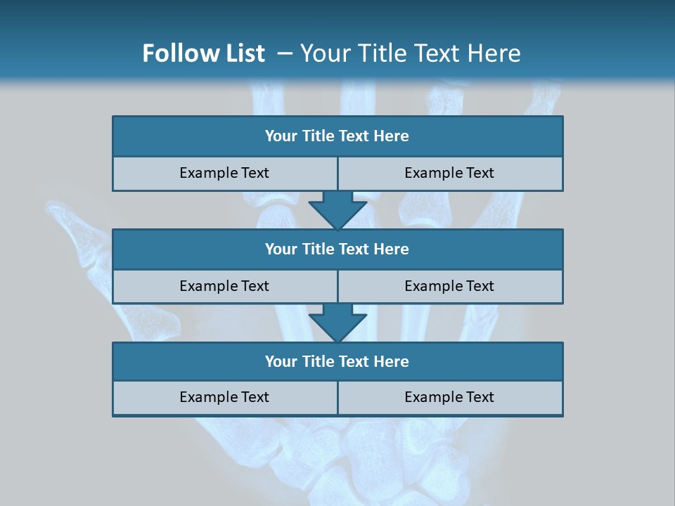 Film Science Skeletal PowerPoint Template