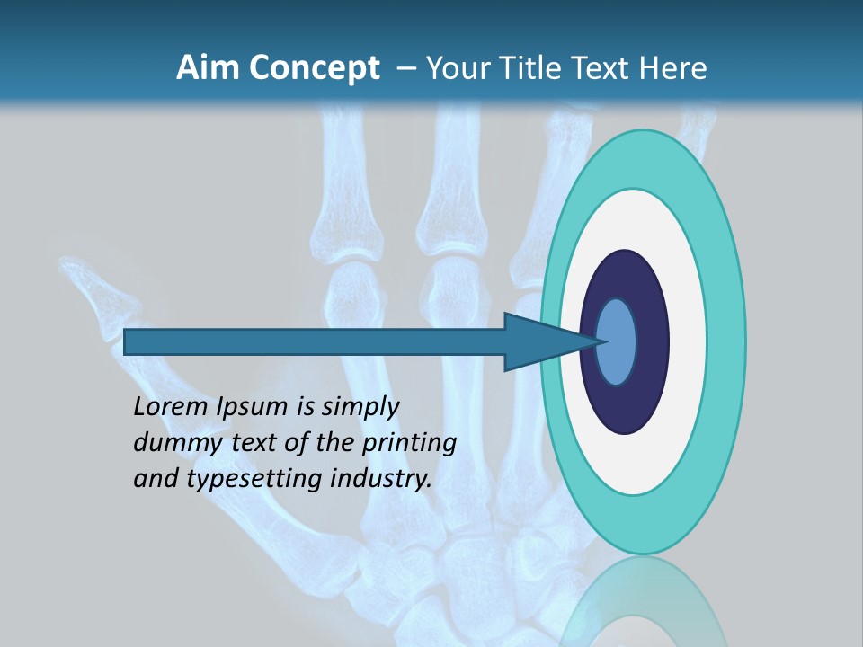 Film Science Skeletal PowerPoint Template