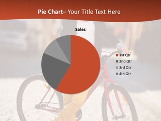 Cute Bicycle One PowerPoint Template