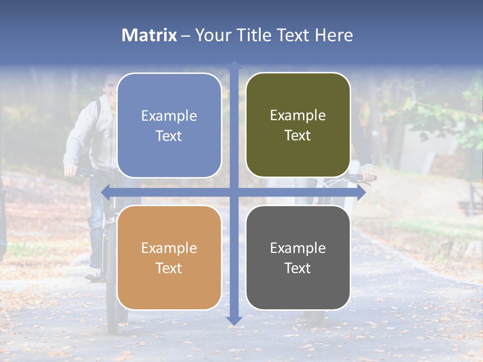 Cycling Fall Boy PowerPoint Template