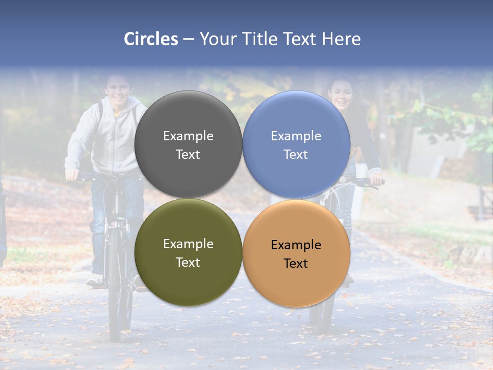 Cycling Fall Boy PowerPoint Template