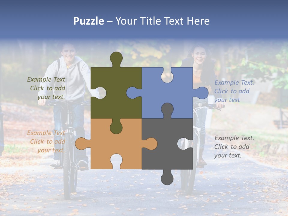 Cycling Fall Boy PowerPoint Template