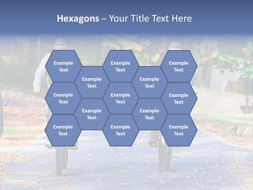 Cycling Fall Boy PowerPoint Template