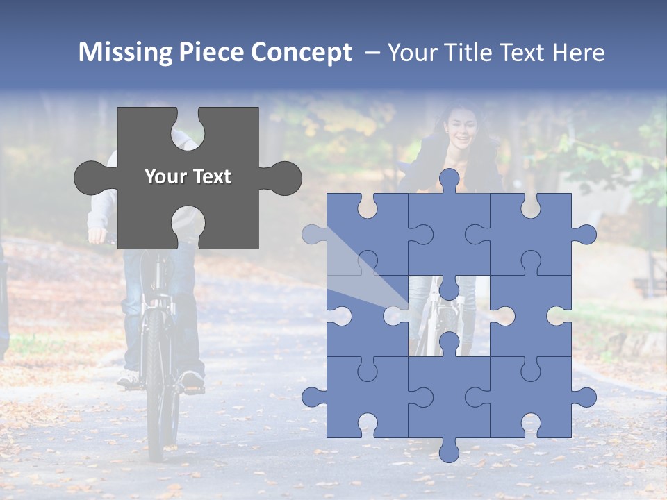 Cycling Fall Boy PowerPoint Template