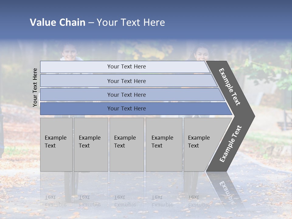 Cycling Fall Boy PowerPoint Template