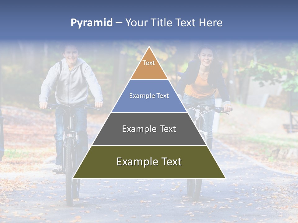 Cycling Fall Boy PowerPoint Template