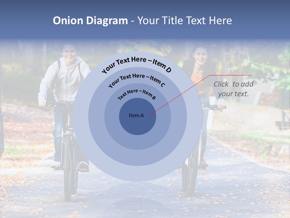 Cycling Fall Boy PowerPoint Template