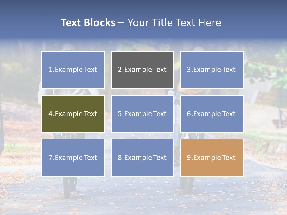 Cycling Fall Boy PowerPoint Template