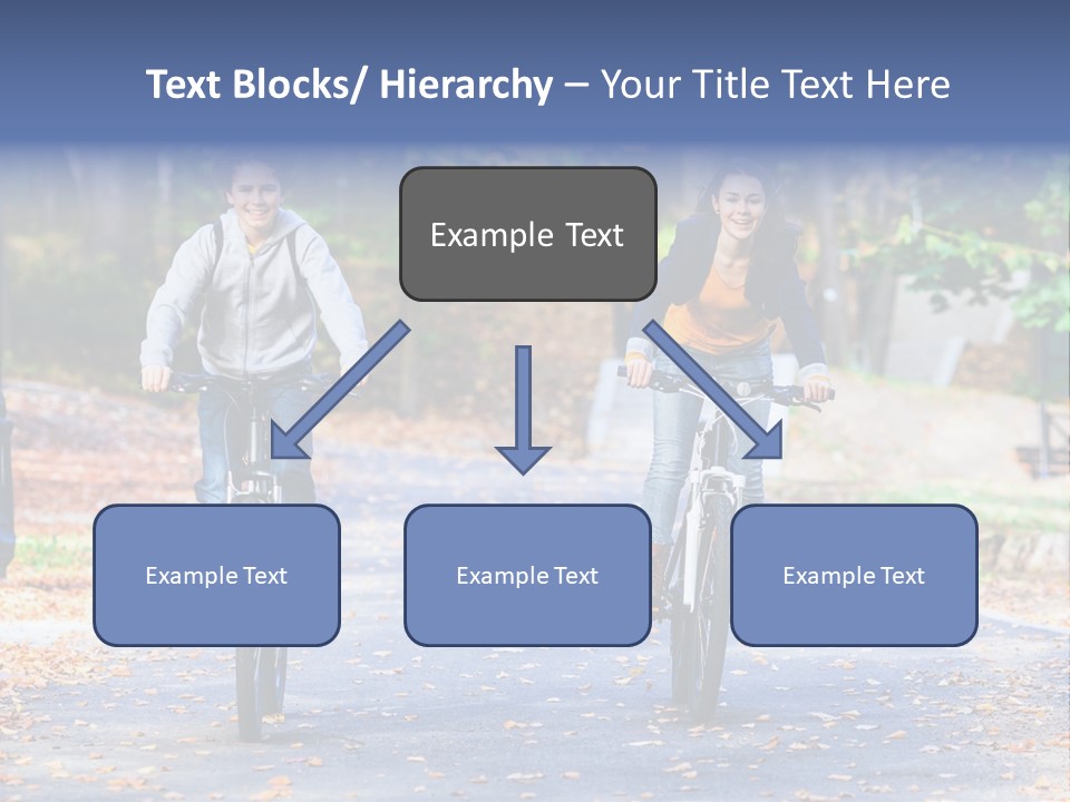 Cycling Fall Boy PowerPoint Template