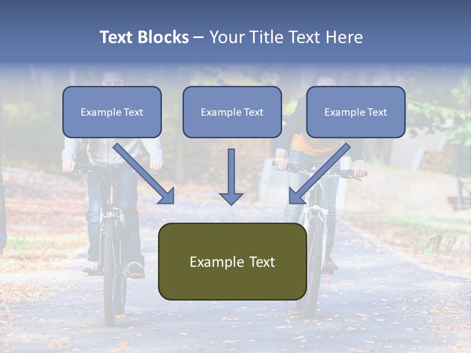 Cycling Fall Boy PowerPoint Template